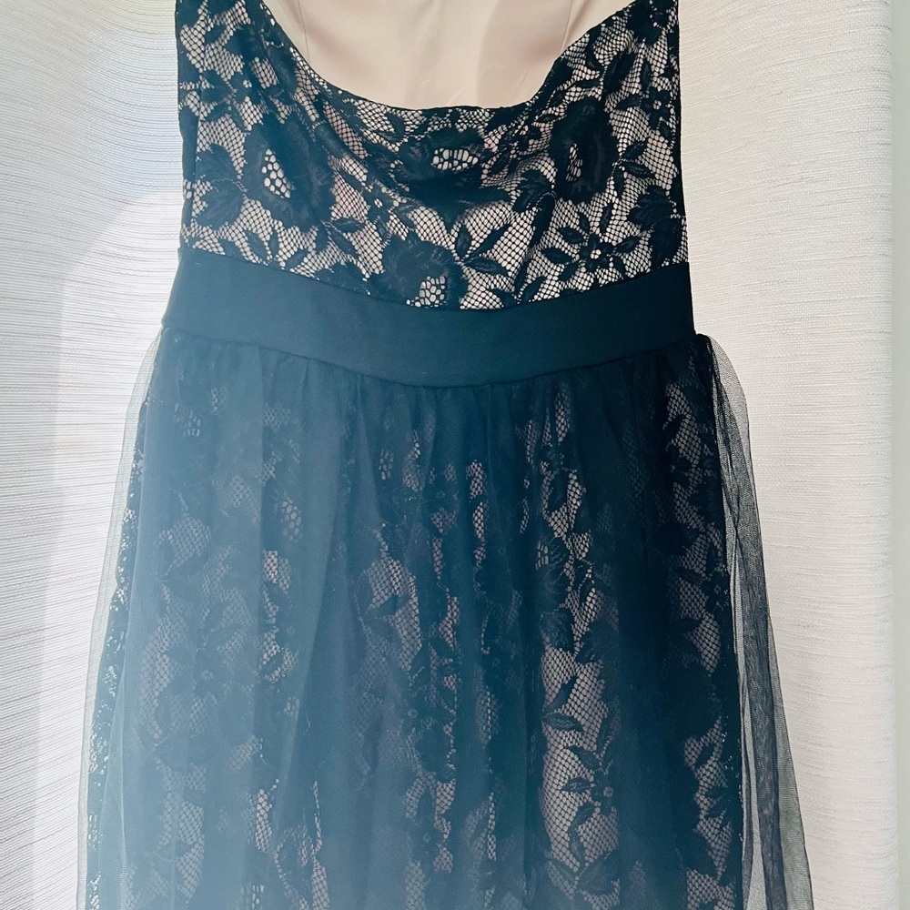 NWOT Black Lace JUNIORS Tee Strap Dress or Tunic